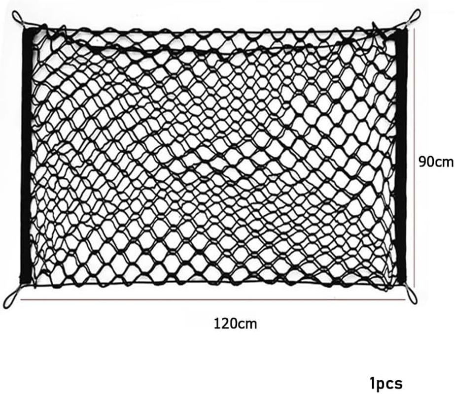 Dog Car Net Barrier for Suv,Pet Car Divider Back Seat Barrier Net,Dog Car Net Barrier,Pet Dog Net Vehicle Barriers,Dual-Layer Pet Barrier Net for Trucks, SUV, Vans, Car Net Organizer Storage Bag image number 3