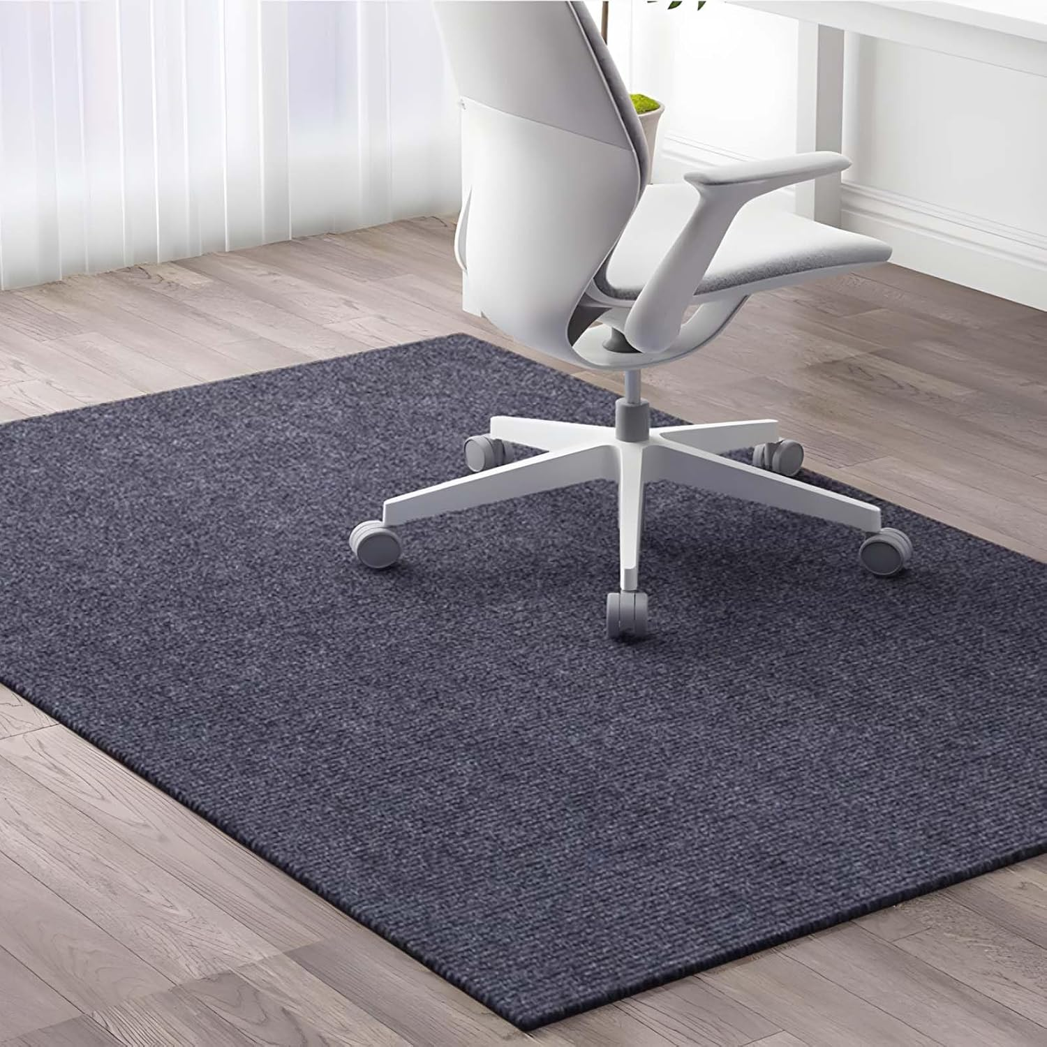 DAWNTREES Office Chair Mat for Hardwood & Tile Floor,140X90Cm Large Anti-Slip Computer Desk Chair Protector,Gaming Rolling Chair Mat,Under Desk Chair Mats for Home