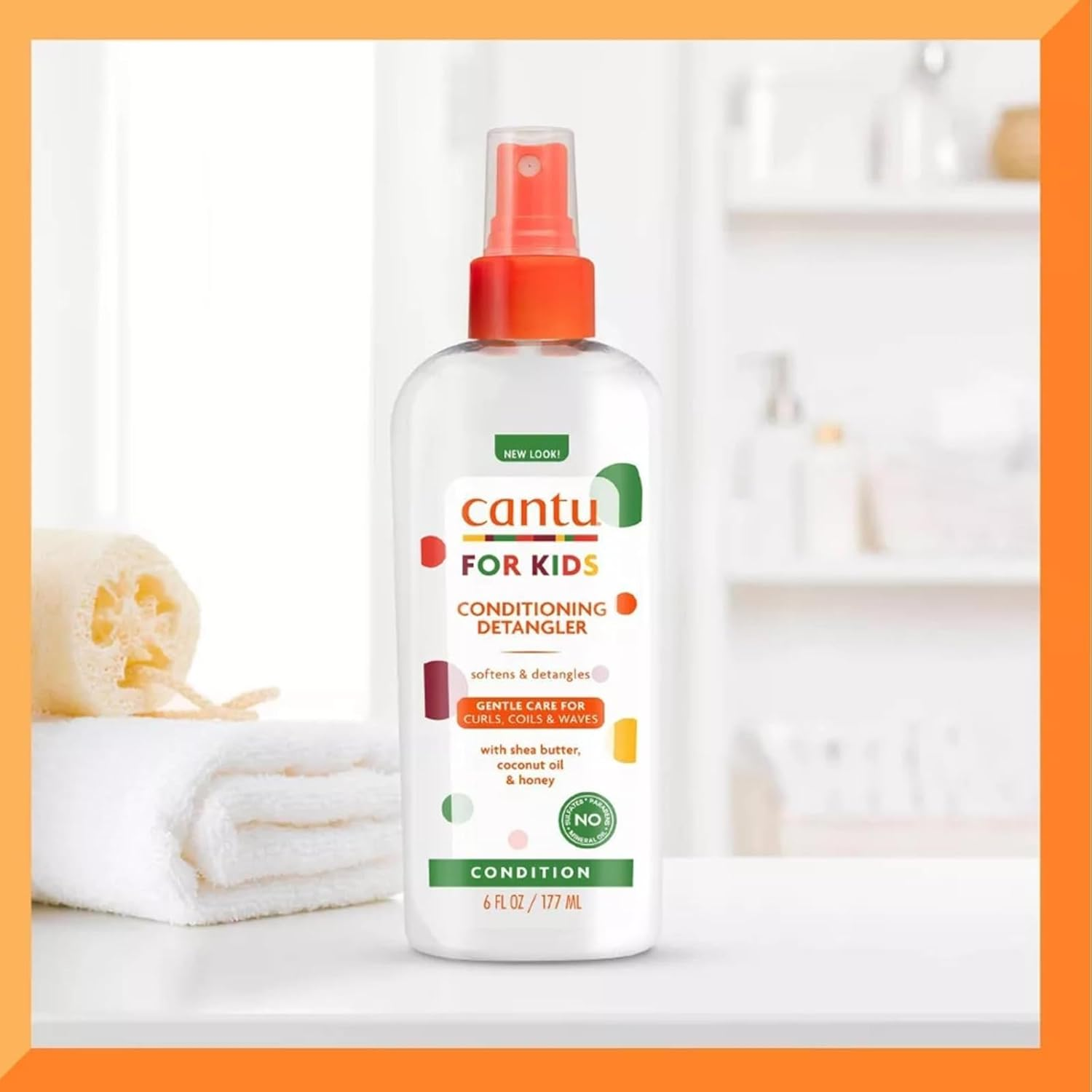 Cantu Care for Kids Conditioning Detangler, 6 Ounce image number 6