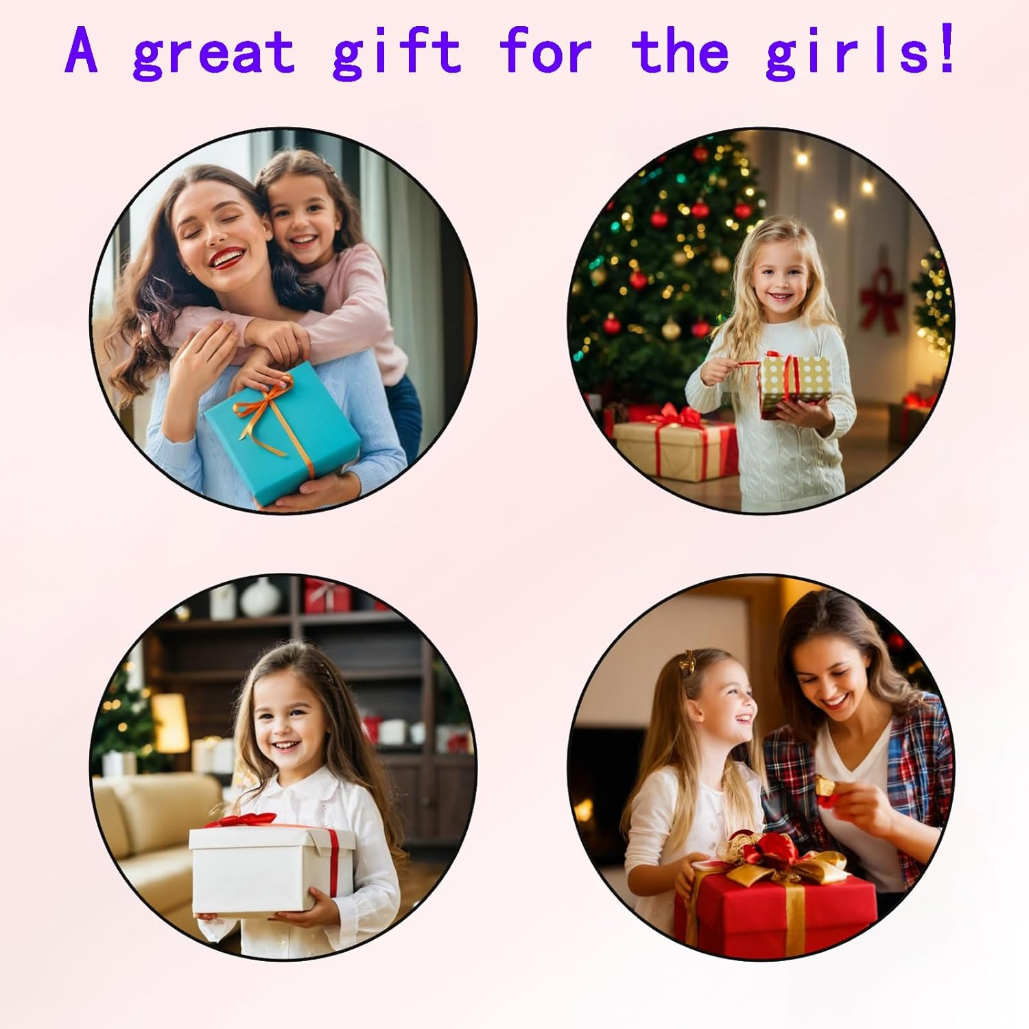 400PCS Baby Toddler Hair Ties, Soft Elastic Bands for Girls, Multicolor Hair Accessories, Small Seamless Ponytail Holders for Kids image number 1