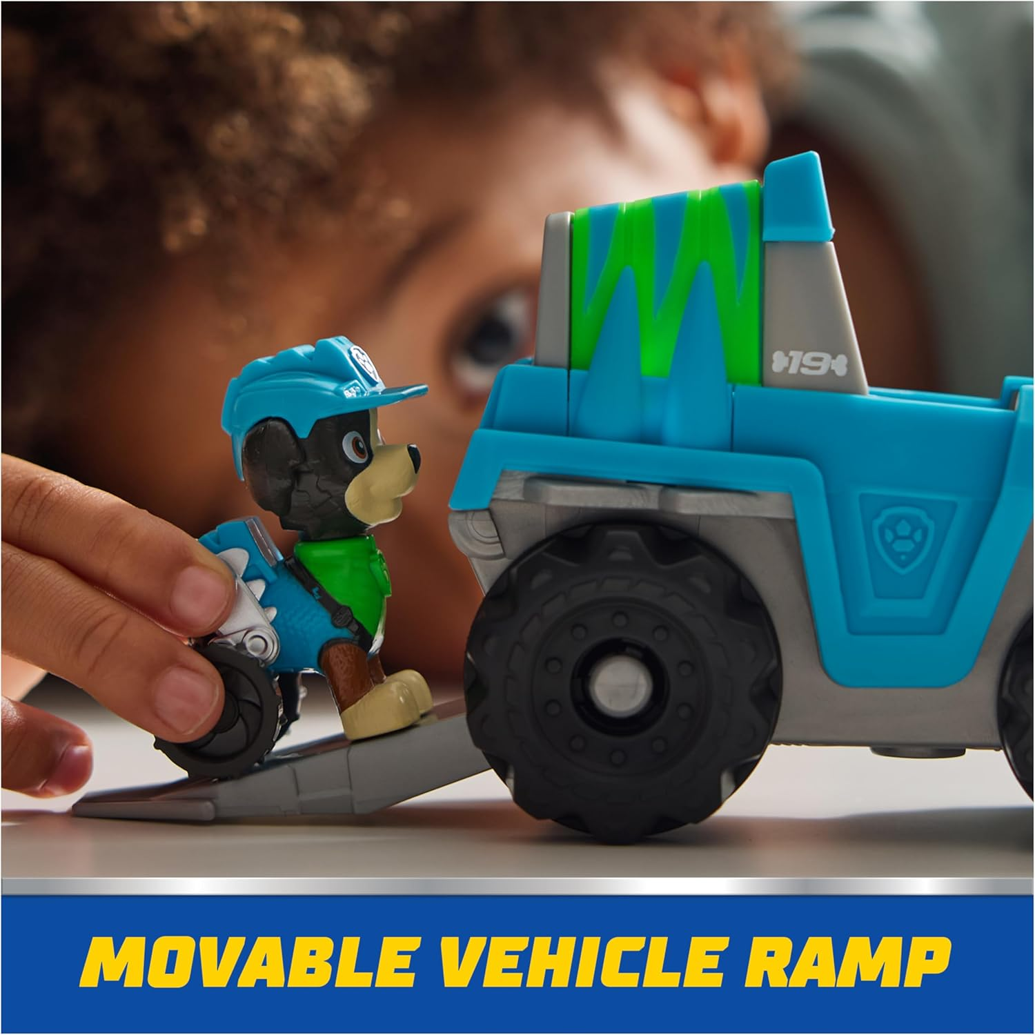PAW Patrol, Rex&rsquo;S Dinosaur Rescue Vehicle, Toy Truck with Collectible Action Figure, Sustainably Minded Kids Toys for Boys & Girls Ages 3 and Up image number 5