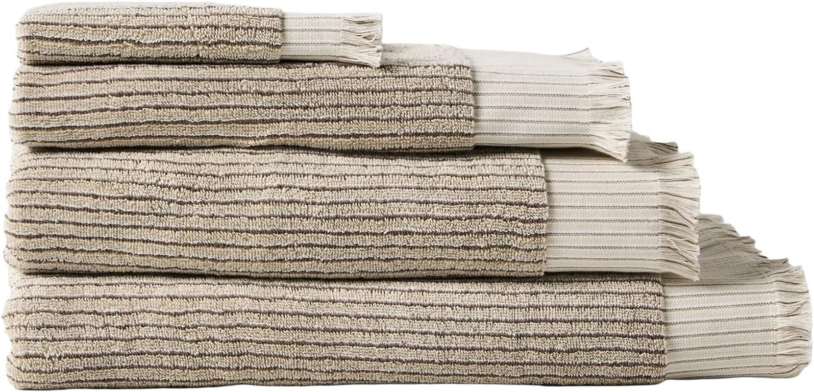 Linen House Alara 580 GSM Hand Towel, Pebble, 40 Cm X 60 Cm Size