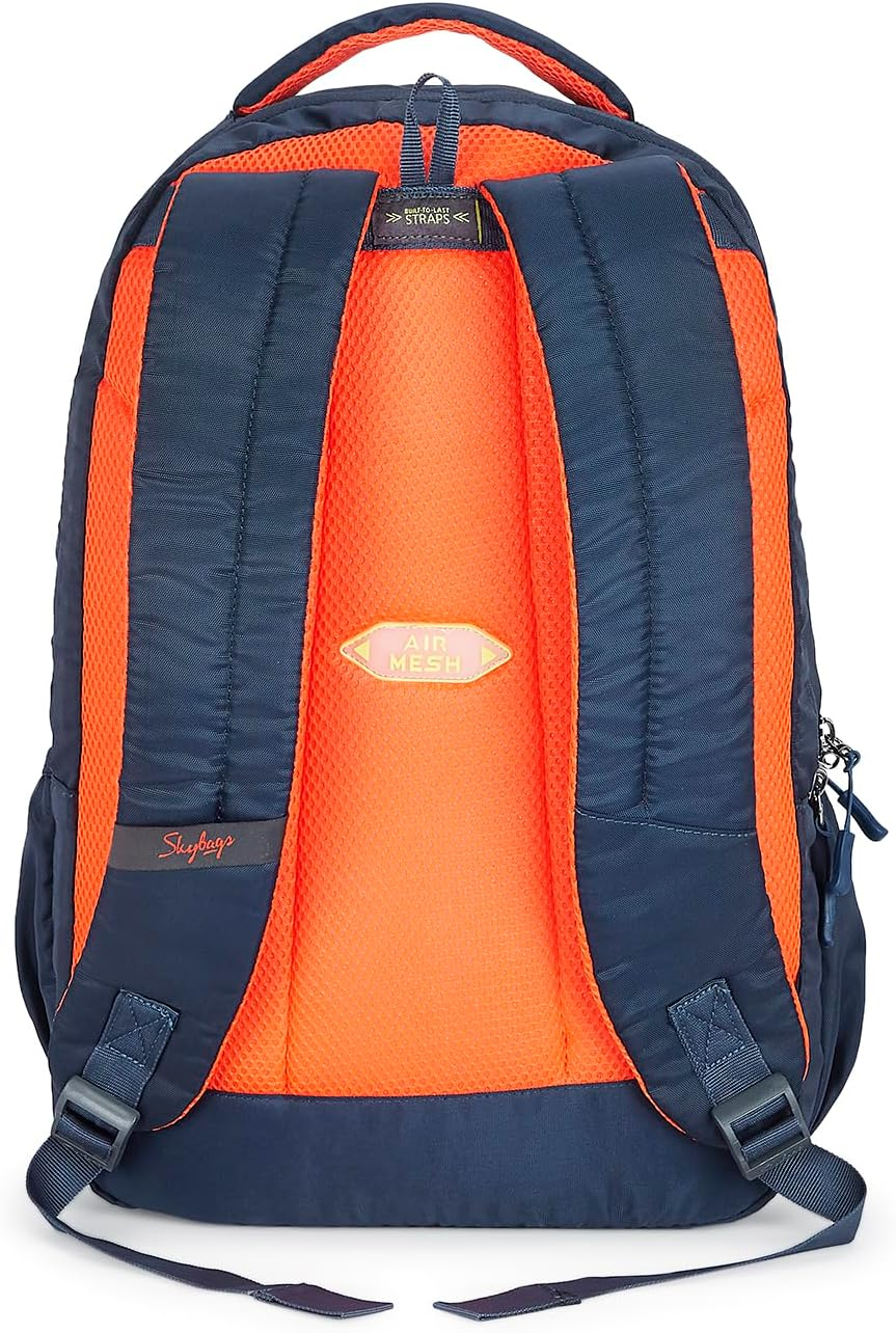 Skybags STRIDER PRO 02 LAPTOP BACKPACK (H) BLUE, Blue, One Size, Classic image number 1