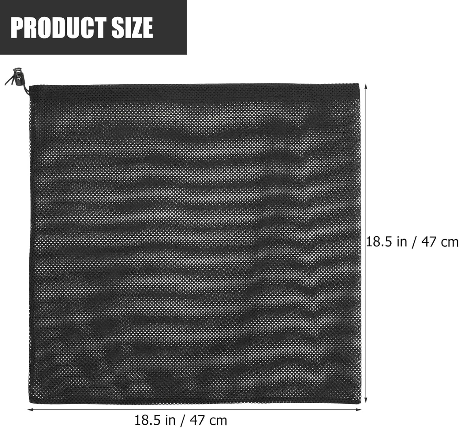 Yardenfun Pump Mesh Bag Large Filter Net for Water Pump Protection Tear-Resistant Mesh Filter Bag to Prevent Dirt Damage Suitable for Home and Outdoor Aquatic Use Black image number 5