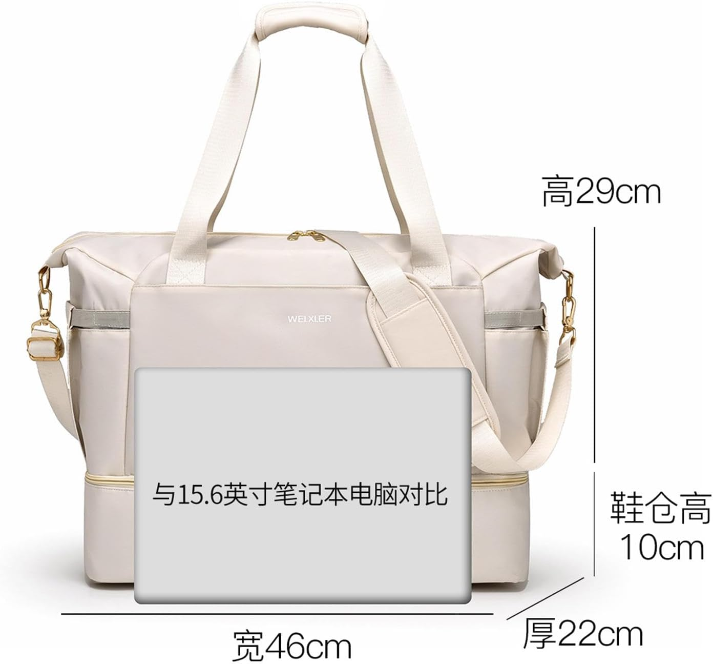 Underseat Travel Bag Hand Luggage Bag Recycled PET Eco Friendly Overnight Bag Weekend Bag Gym Bag Hospital Bag Carry on Bag Holdall Bag for Women and Men,C image number 3