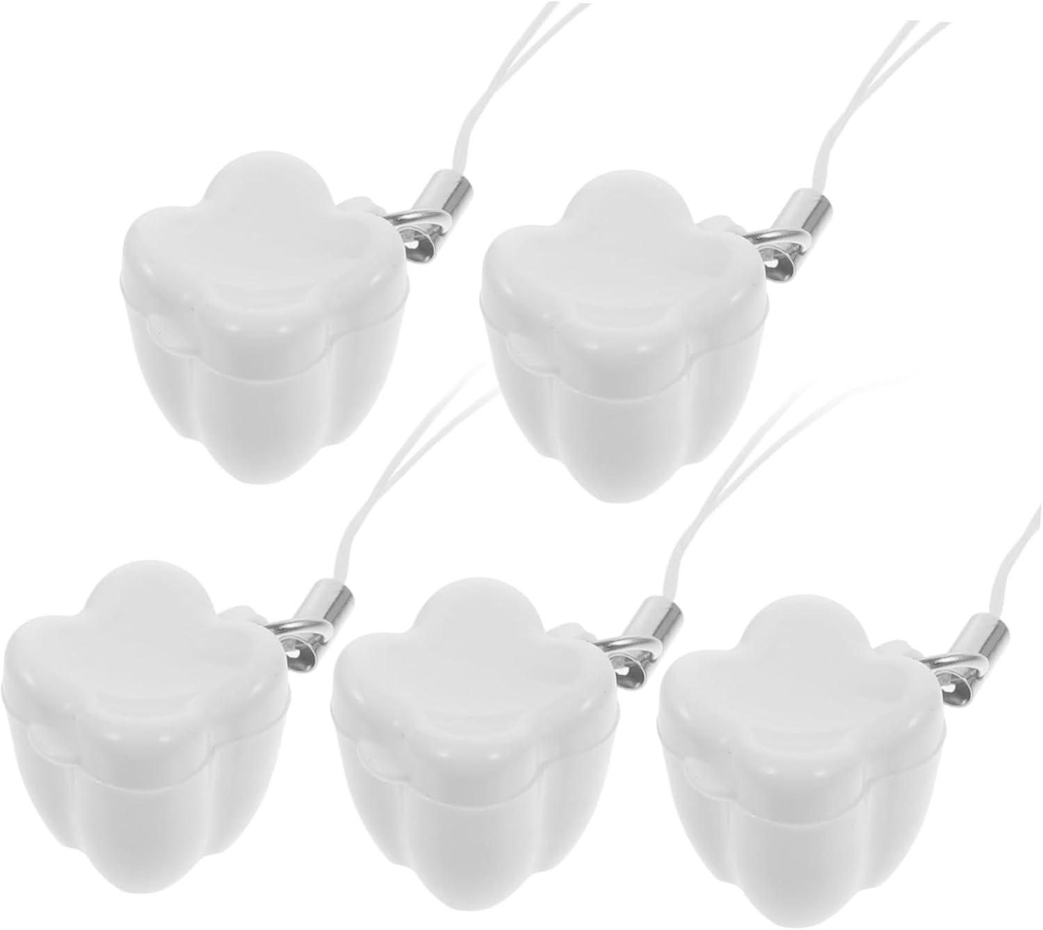 5Pcs Tooth Keepsake Box Teeth Storage Denture Case Keepsake Organizer Pp Material Newborn image number 6