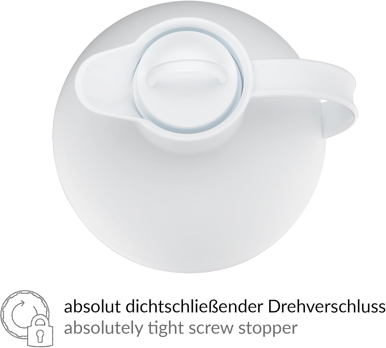 Alfi 'Kugel' (Sphere) Insulated Thermos Can 0.94 L White Plastic