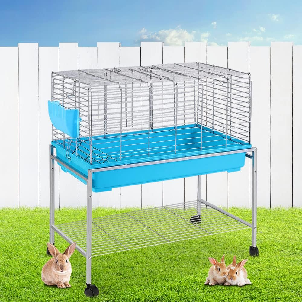 Rabbit Cage 88Cm Indoor Guinea Pig Small Animal Habitat Pet Enclosure image number 4
