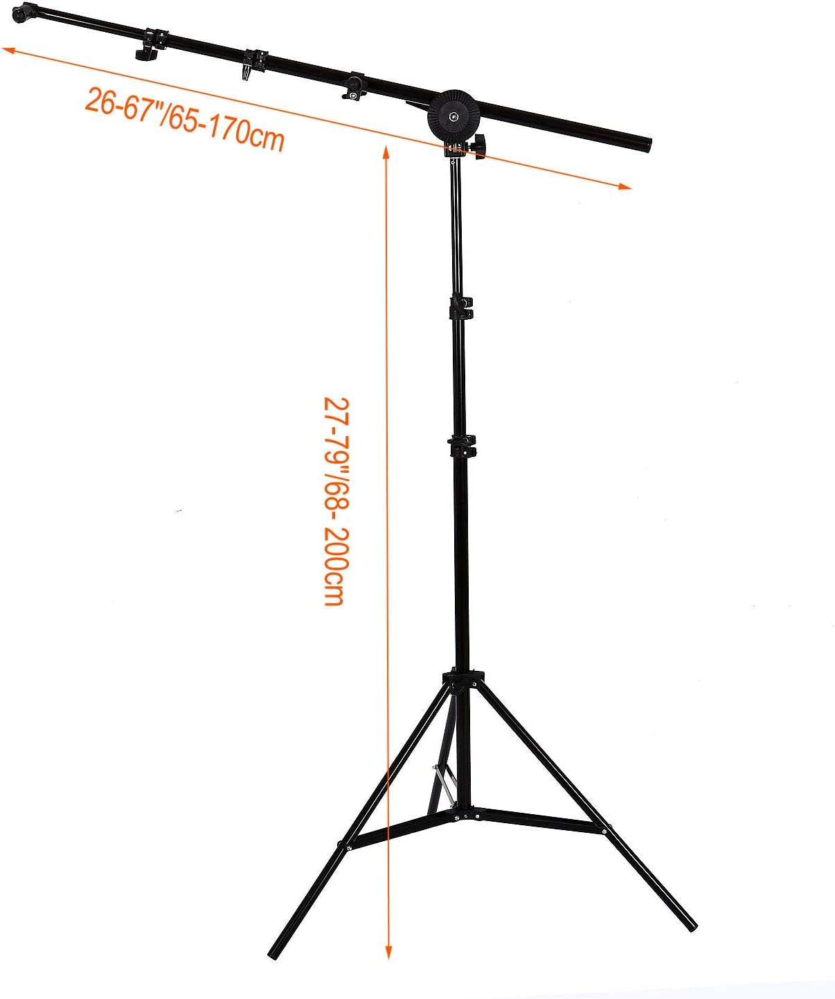 Photo Studio 32" 80Cm 5 in 1 Collapsible Multi-Disc Reflector + Reflector Boom Arm Stand Kit: 67 Inch Reflector Holder Bracket, 79 Inch Light Stand for Photo Video Portrait Photography image number 4