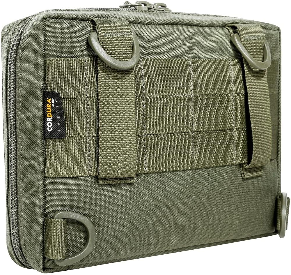 Tasmanian Tiger TT EDC Pouch Molle Compatible Backpack Organiser Additional Bag for Tools and Medic First Aid Set with Patch Surface 20.5 X 16.5 Cm - Olive image number 6