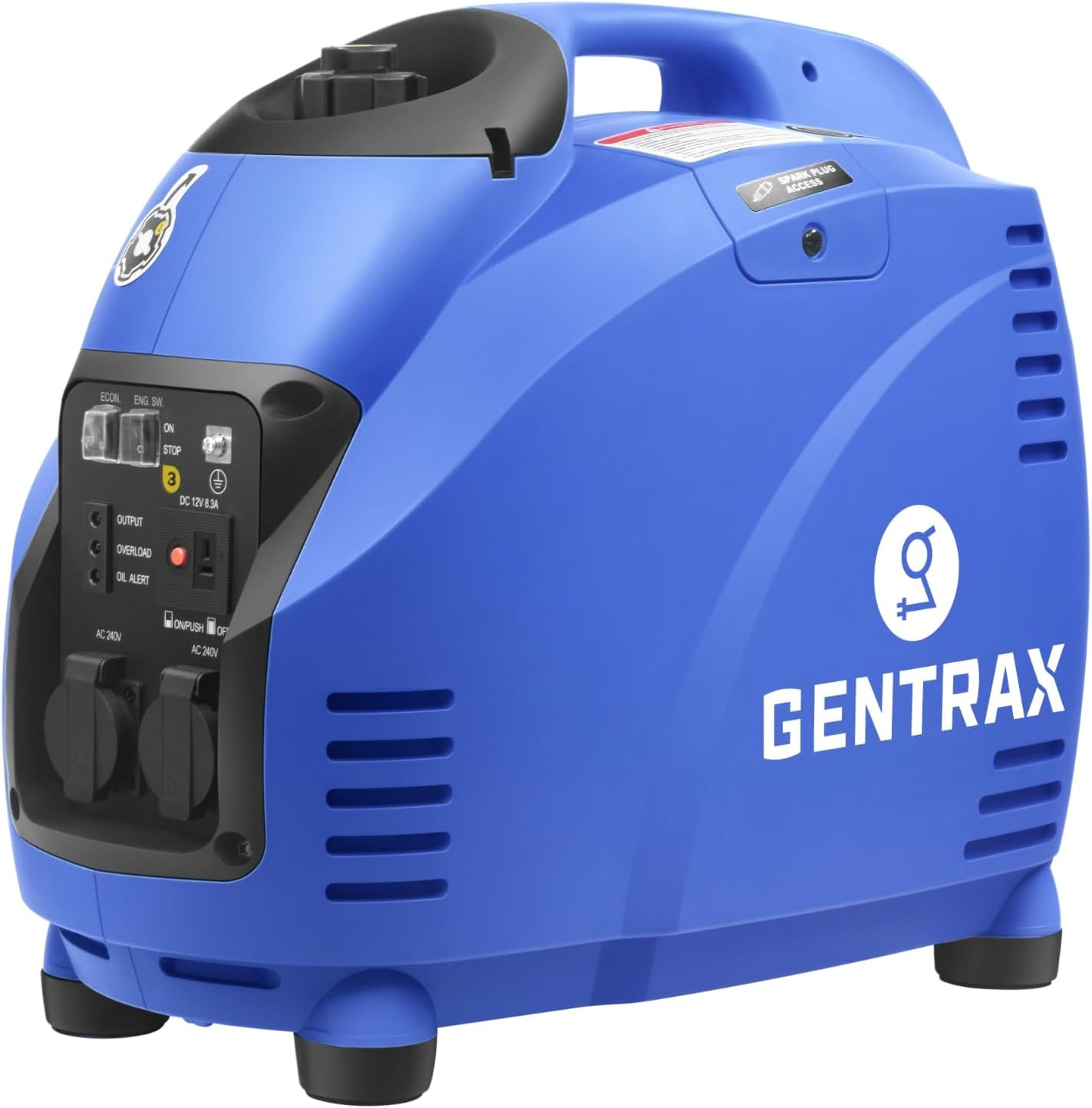 GENTRAX 3.5KW Portable Inverter Generator with Euro 5 Certified Pure Sine Wave Petrol for Camping, RV, and Emergency Power Quiet and Efficient Outdoor Power Supply image number 5