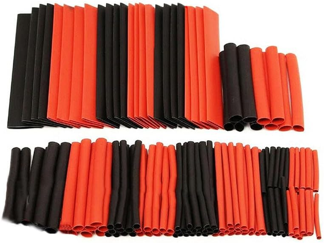 AIMALL 530 PCS Heat Shrink Tubing Assortment Kit, 8 Sizes of Insulation Sleeving for Wire, Cable, Electrical Repairs, Shrinkage Ratio 2:1, Flame Retardant, Multi-Colour