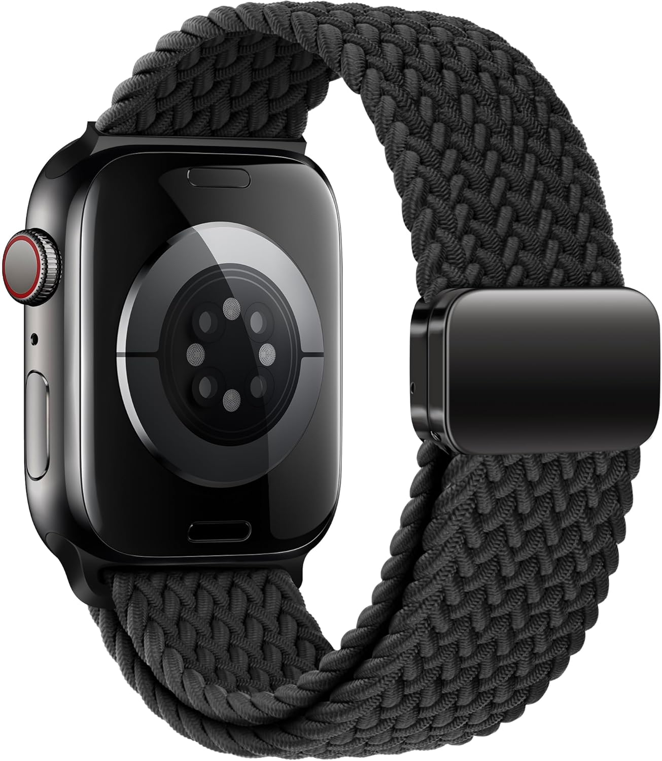 Ixtra Magnetic Braided Solo Loop Compatible with Apple Watch Band 38Mm 40Mm 41Mm 42Mm 44Mm 45Mm 46Mm 49Mm for Women Men, Stretchy Nylon Sport Bands for Iwatch Ultra Series 10 9 8 7 6 5 4 3 SE image number 3