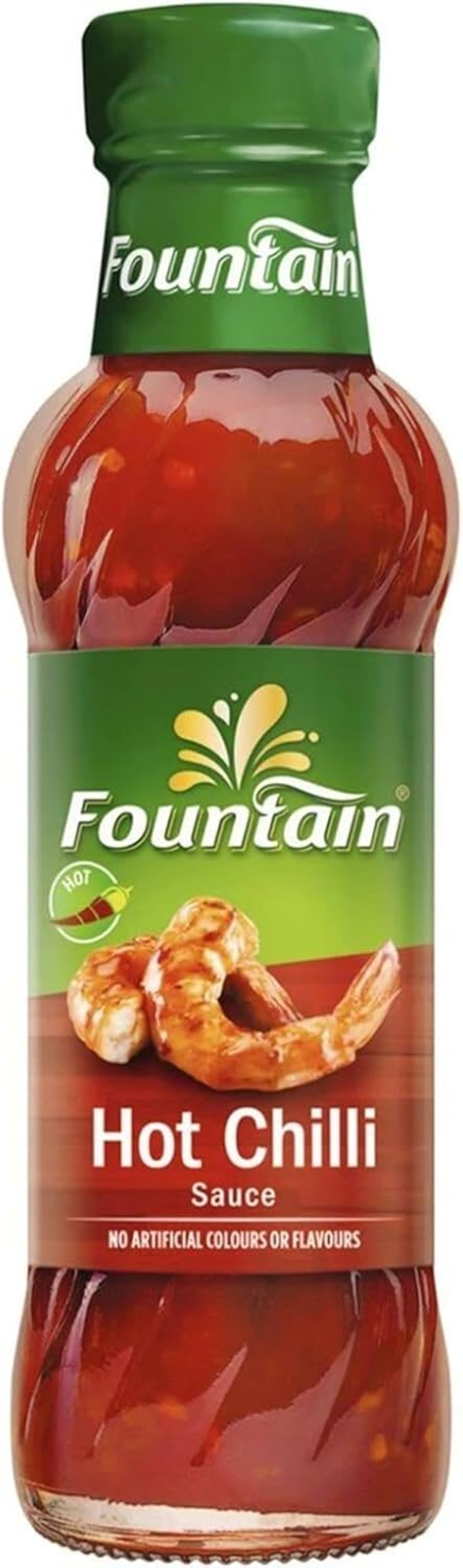 Fountain Hot Chilli Sauce Spicy Sauce Dipping and Marinade Fountain Sauces 250Ml image number 3