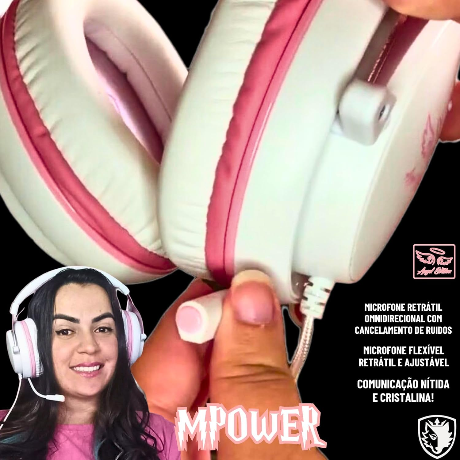 [Upgraded Version] SADES MPOWER Stereo Gaming Headset for PS4, PC, Mobile, Noise Cancelling over Ear Headphones with Retrac... image number 2