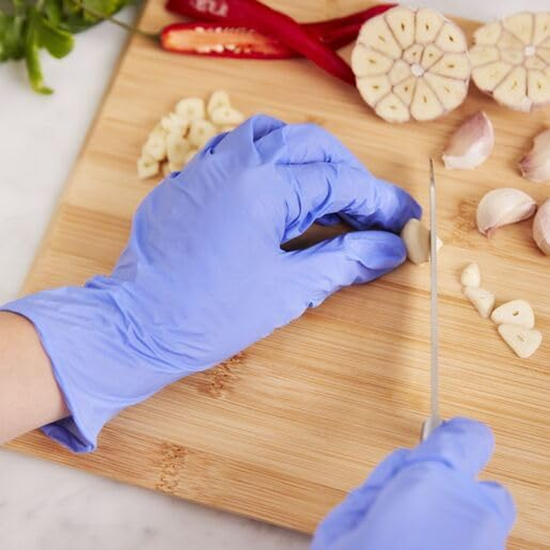 Vileda Ansell Handy Fresh Disposable Nitrile Gloves | Powder Free | Latex Free | Food Safe | Multi-Purpose Disposable Gloves - Perfect for Safe, Hygienic and Versatile Use | Box of 24 | Size Medium image number 2