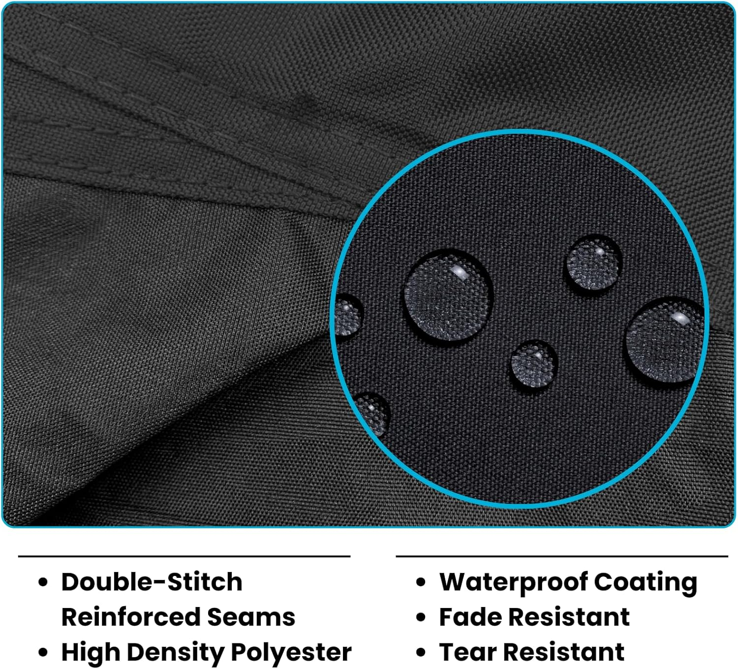 Eliteshield Trailerable Jet Ski Cover, Waterproof Tear and Fade Resistant Polyester Fits Stand-Up to 3 Seater Sea Doo Yamaha Waverunner Kawasaki-Jet Ski Covers (Fits from 136"-145"(3 Seater)) image number 5