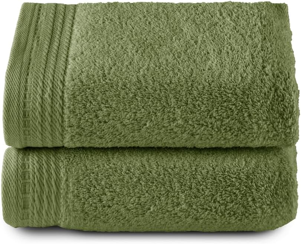 RIZO Top Towel - 2 Hand Towels, Bath Towels, 100% Combed Cotton, 600 G/M&sup2;, 100 X 50 Cm, Sheet image number 1