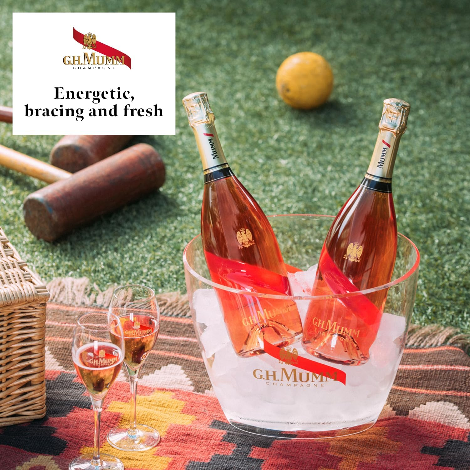 Mumm Grand Cordon Rose Champagne 750Ml image number 4