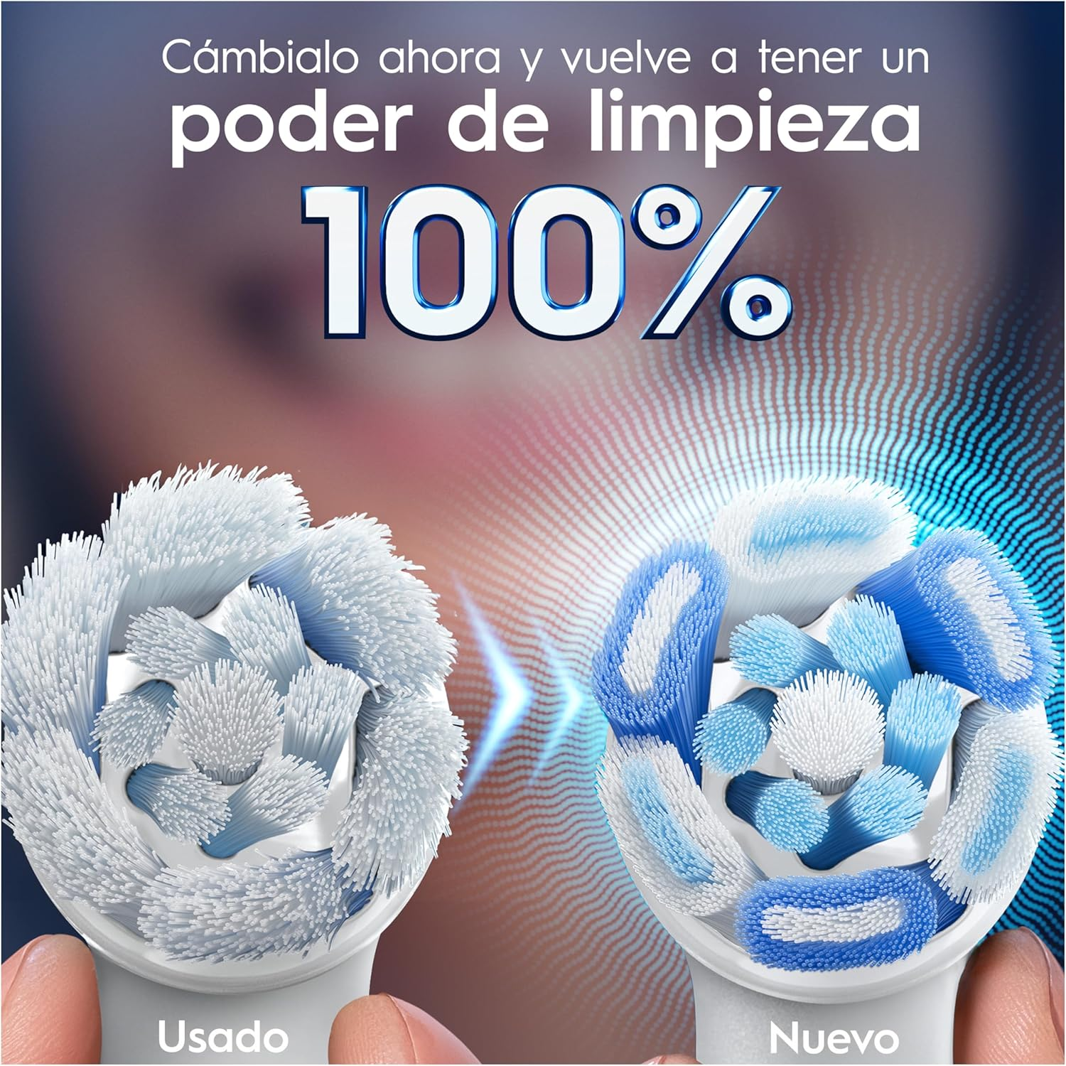 Oral-B Io Ultimate Cleaning Electric Toothbrush Heads, 8 Pieces, Ultimate Tooth Cleaning, Toothbrush Attachment for Oral-B Toothbrushes, Letterbox Enabled Packaging