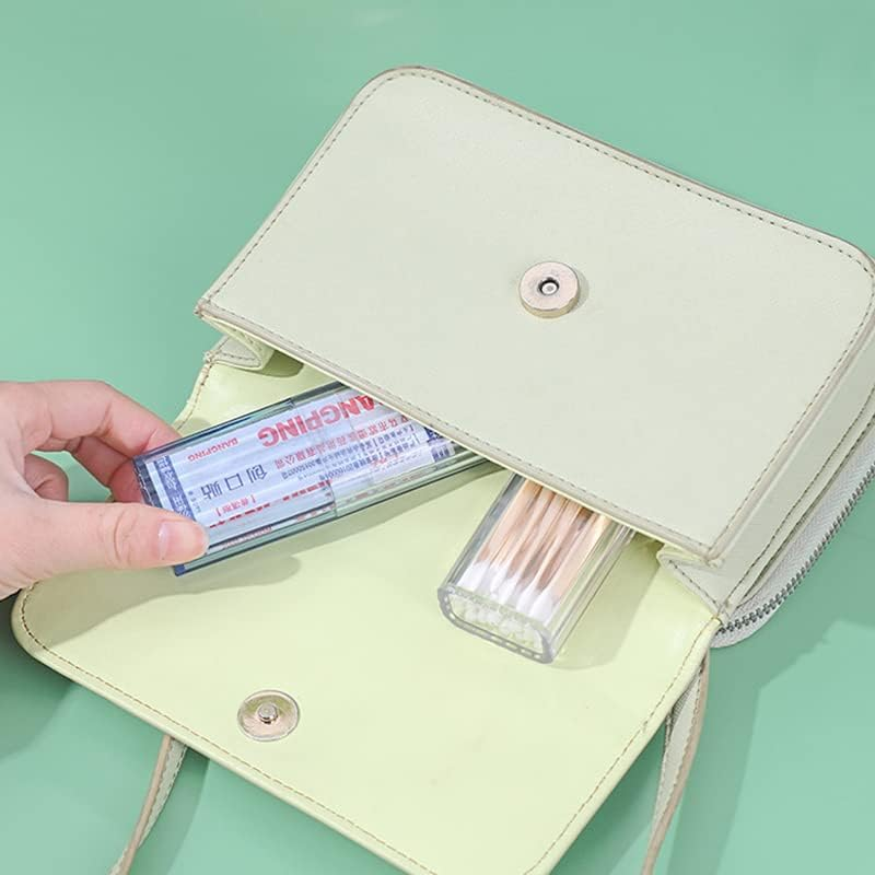 IKAAR Pack of 2 Storage Boxes Small Container Box Plastic Box with Hinged Lid for Collecting Small Items, Pills, Beads, Cotton Buds image number 3