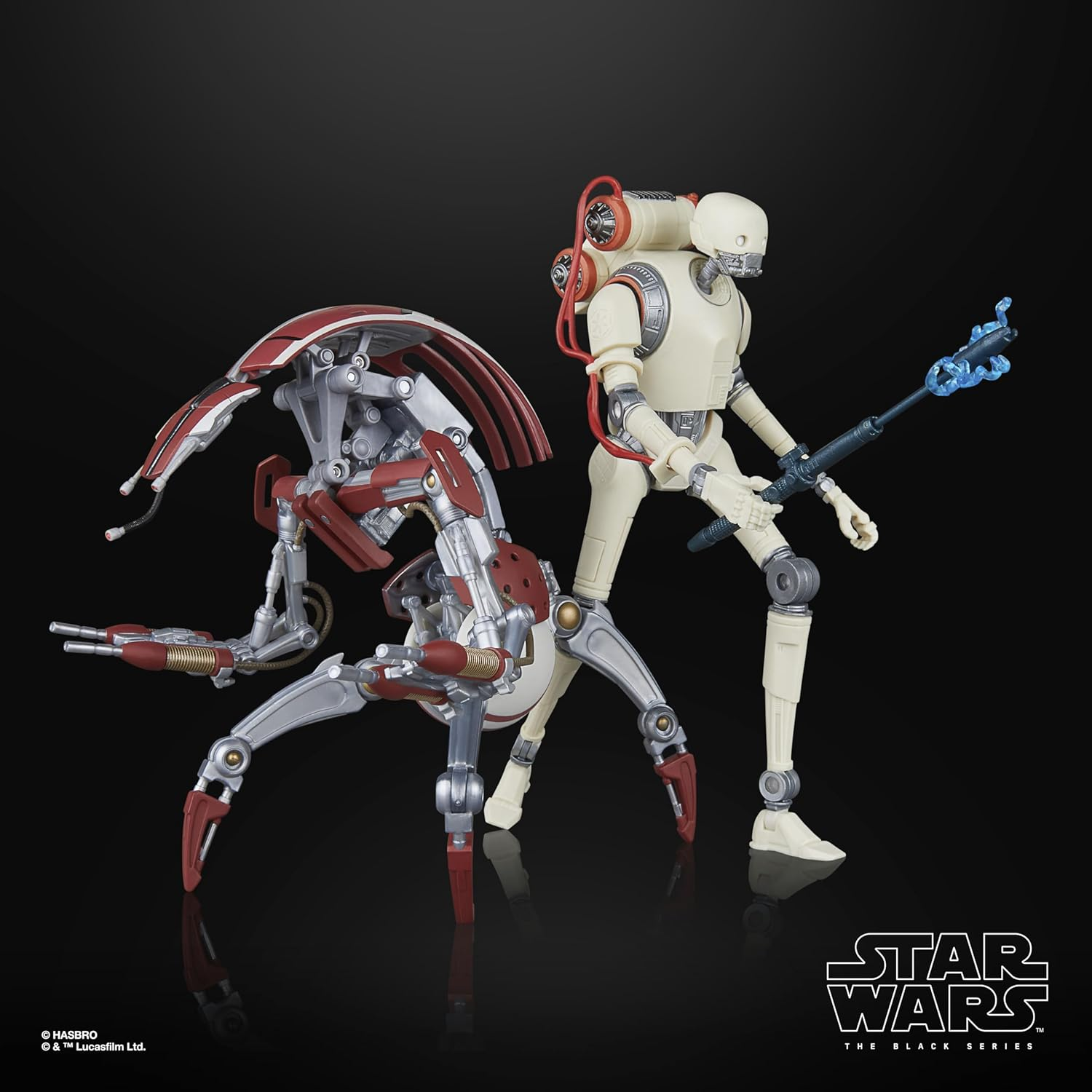 Star Wars the Black Series KX Security Droid Enforcer & Droideka, Star Wars Jedi: Survivor Gaming Greats Collectible 6 Inch Action Figure 2-Pack image number 5