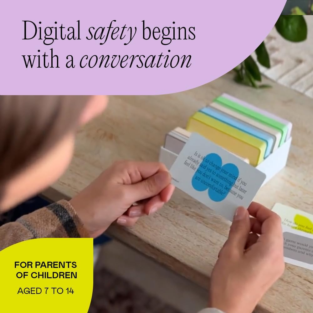 Raising Digital Citizens &ndash; 200 Conversation Cards Set &ndash; Teach You Children about Digital Safety &ndash; Reduce Screen Time with Meaningful Conversations image number 2