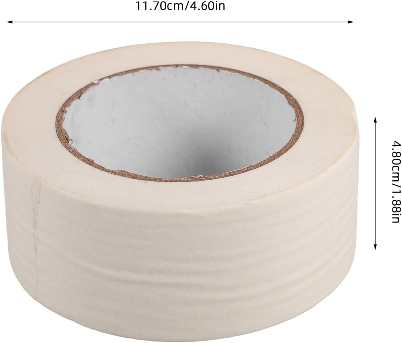 1Roll Paper Masking Tape for Automotive Painting High Temperature Resistant Writable Roll for Multiple Projects and Easy Application image number 1