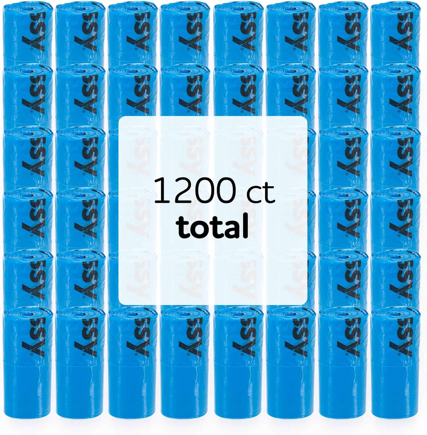 Sassy Sassy Disposable Diaper Sacks 1200Count, Blue, One Size image number 2