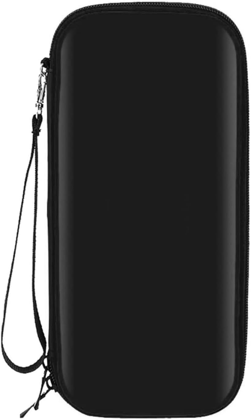 Protective Carrying Case for Nintendo Switch Oled/Regular/Lite &ndash; Premium Hard Shell Travel Case with 5 Game Card Slots, Velvet Flap & Slim 50Mm Design (Black)