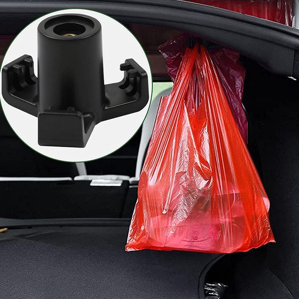Trunk Grocery Hook Compatible for Tes-La Model 3, Trunk Holder Hanger Tes-La Model 3 Accessories Fit 2016 2017 2018 2019 2020 2021 Interior Accessories Aluminum Trunk Grocery Bag Hook image number 6