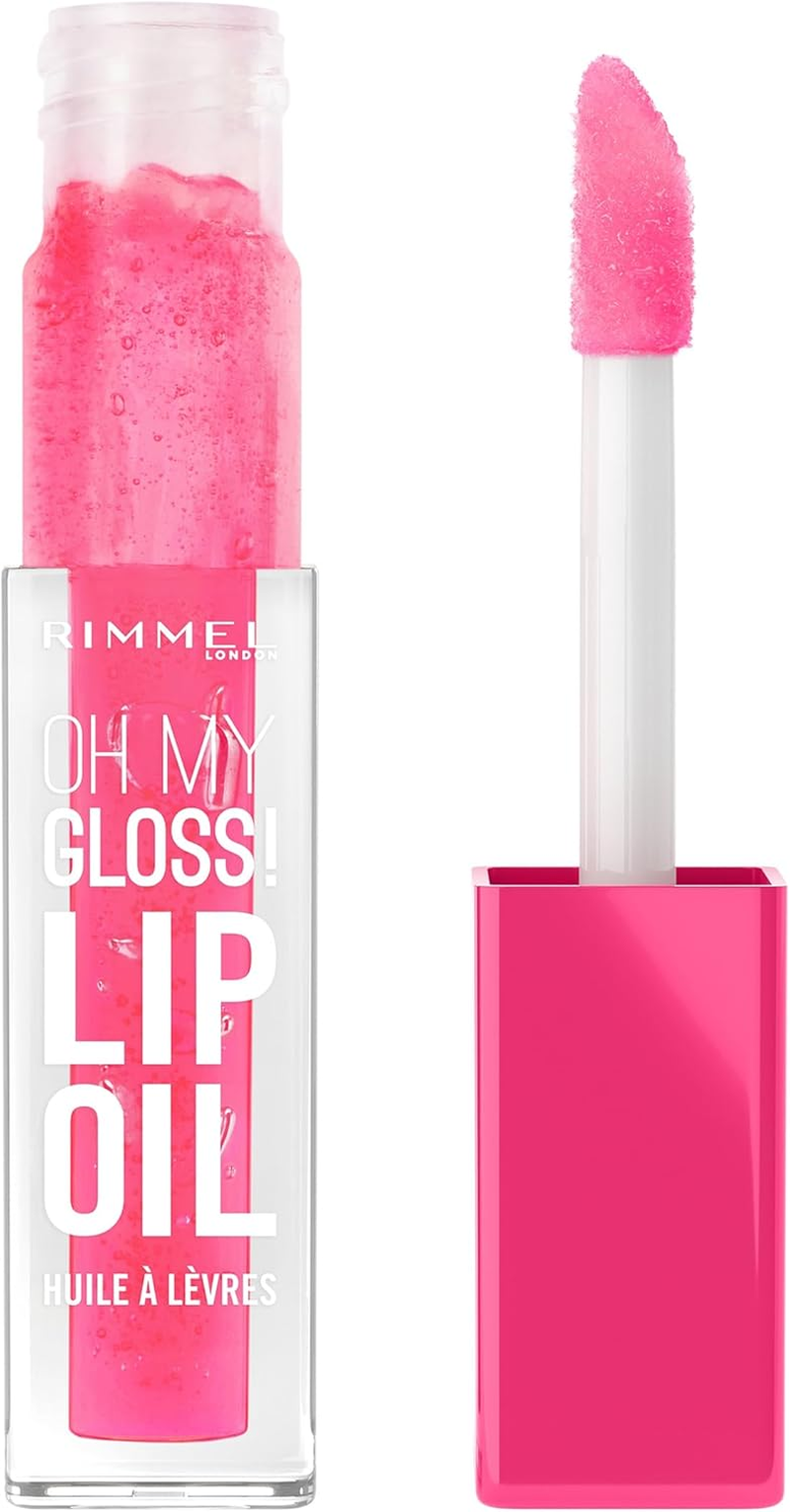 Rimmel London OH MY GLOSS Lip Oil #004 Vivid Red, 4.5 ML image number 7