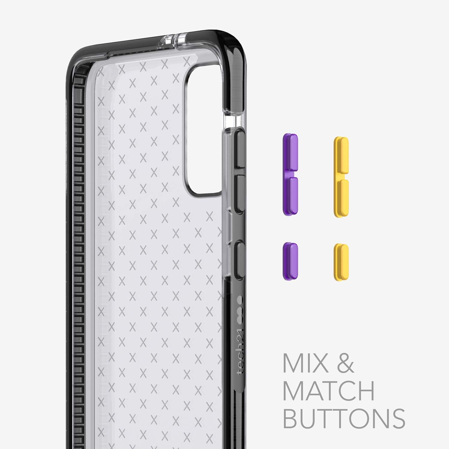 Tech21 Evo Check Case Compatible for Samsung Galaxy S20+ plus - Smokey Black image number 5