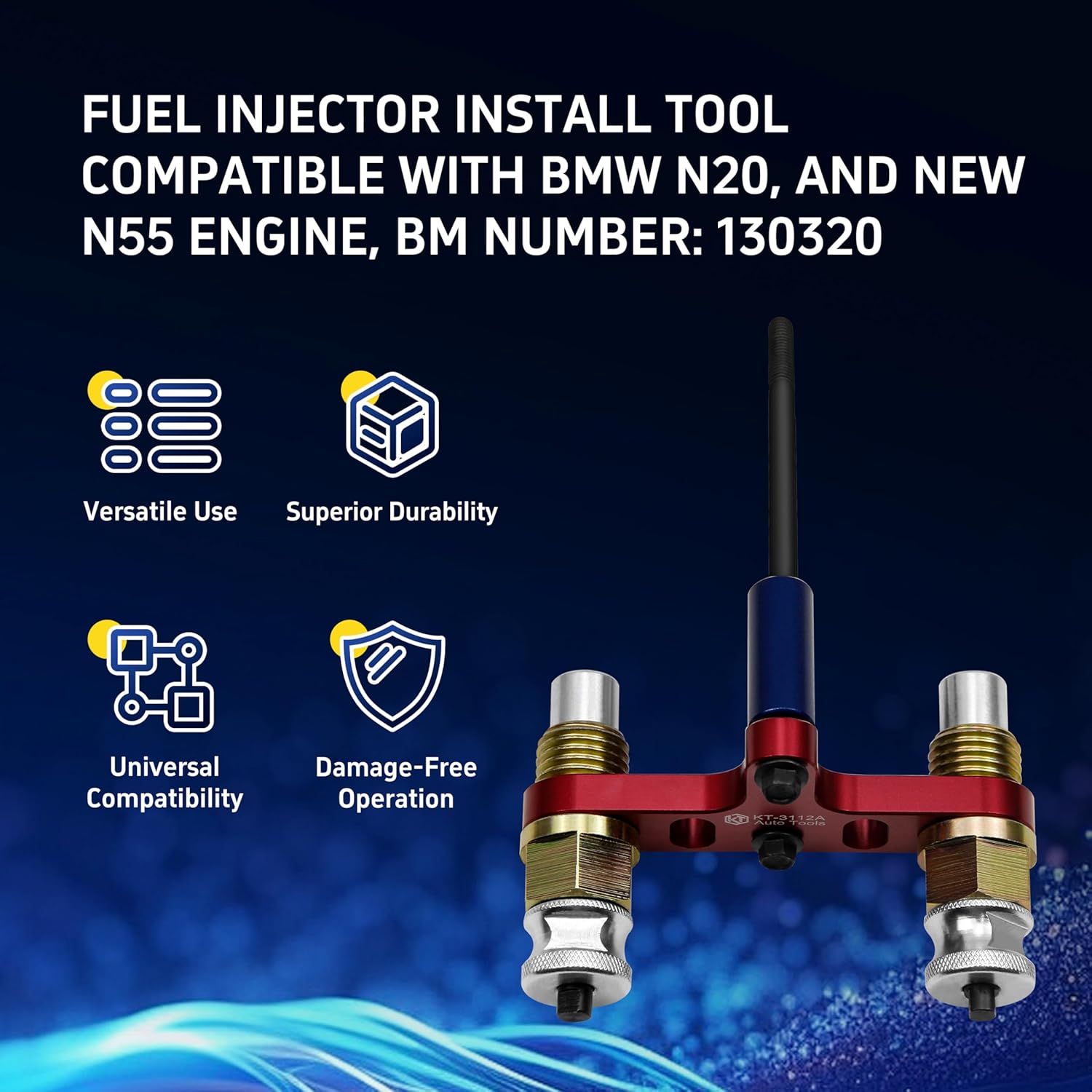 Fuel Injector Install and Remove Tool Compatible with BMW N20 N55, Fuel Injector Removal Installation Tool, Fuel Injector Puller image number 2