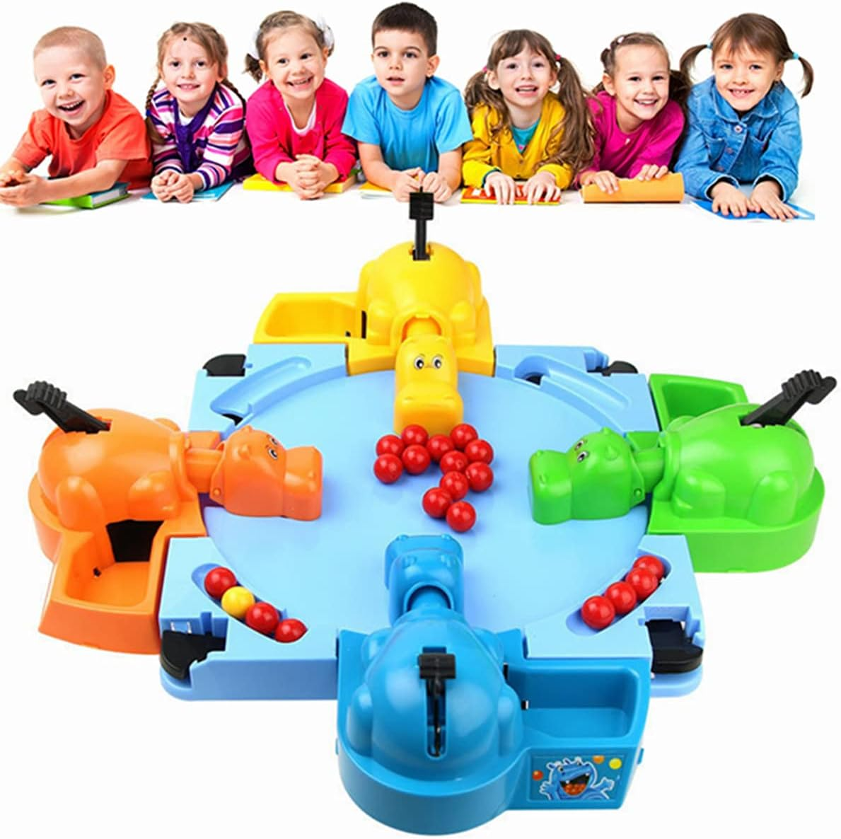 21 Pieces Game Replacement Balls 1 Sets (19 Red and 2 Yellow) Game Replacement Marbles Compatible with Hungry Hungry Hippos - Perfect Replacement Game Balls. image number 1