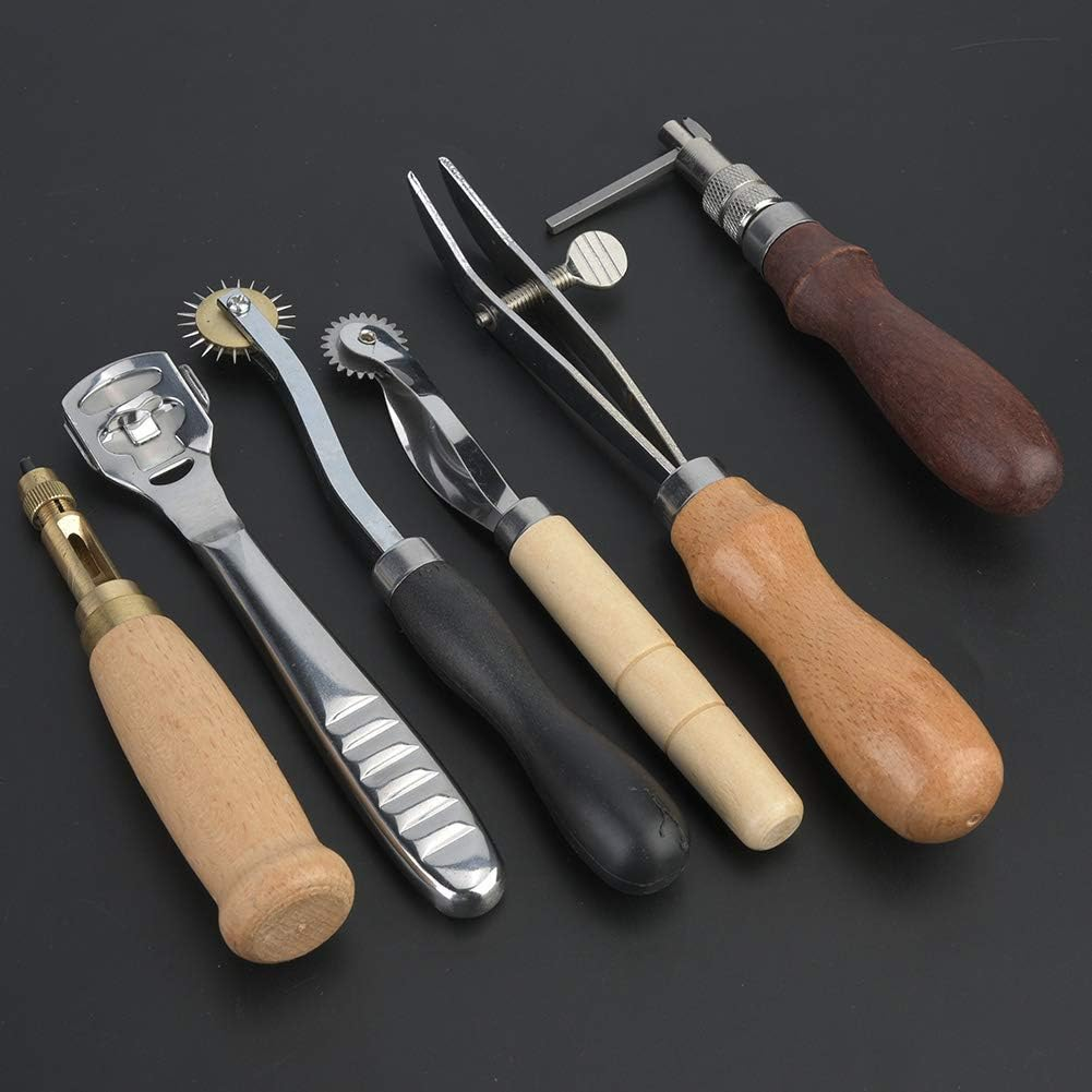 Leather Tool, Leather Hand Tools, 19Pcs/Set for Leathercraft image number 4