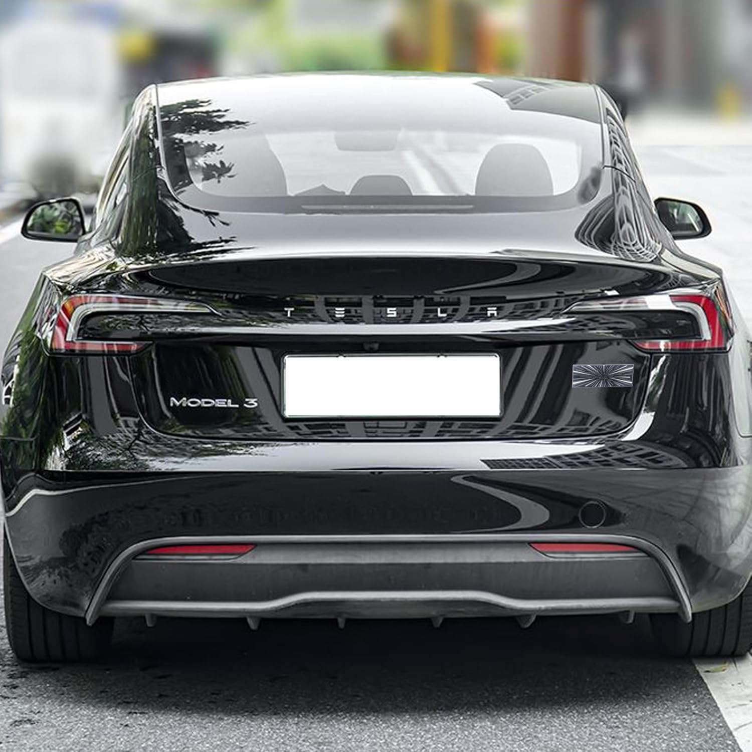 Performance Badge Emblem Compatible with Tesla Model 3 Y X S Cybertruck Roadster Highland Plaid Exterior Rear Trunk Accessories Sticker Decal Decorations Trim Decor Motor Part Emblems Modification