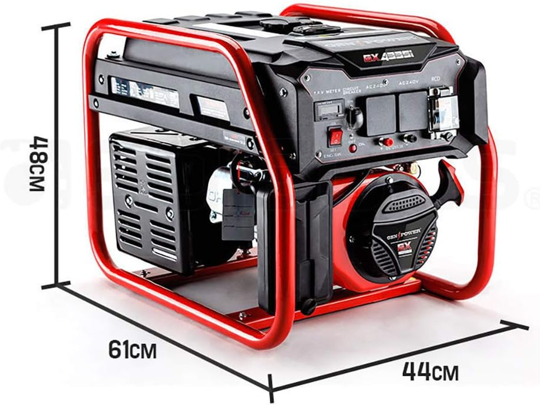 Genpower 4.2Kw Peak 3Kw Rated Generator 4-Stroke Single Phase Petrol Generator image number 2