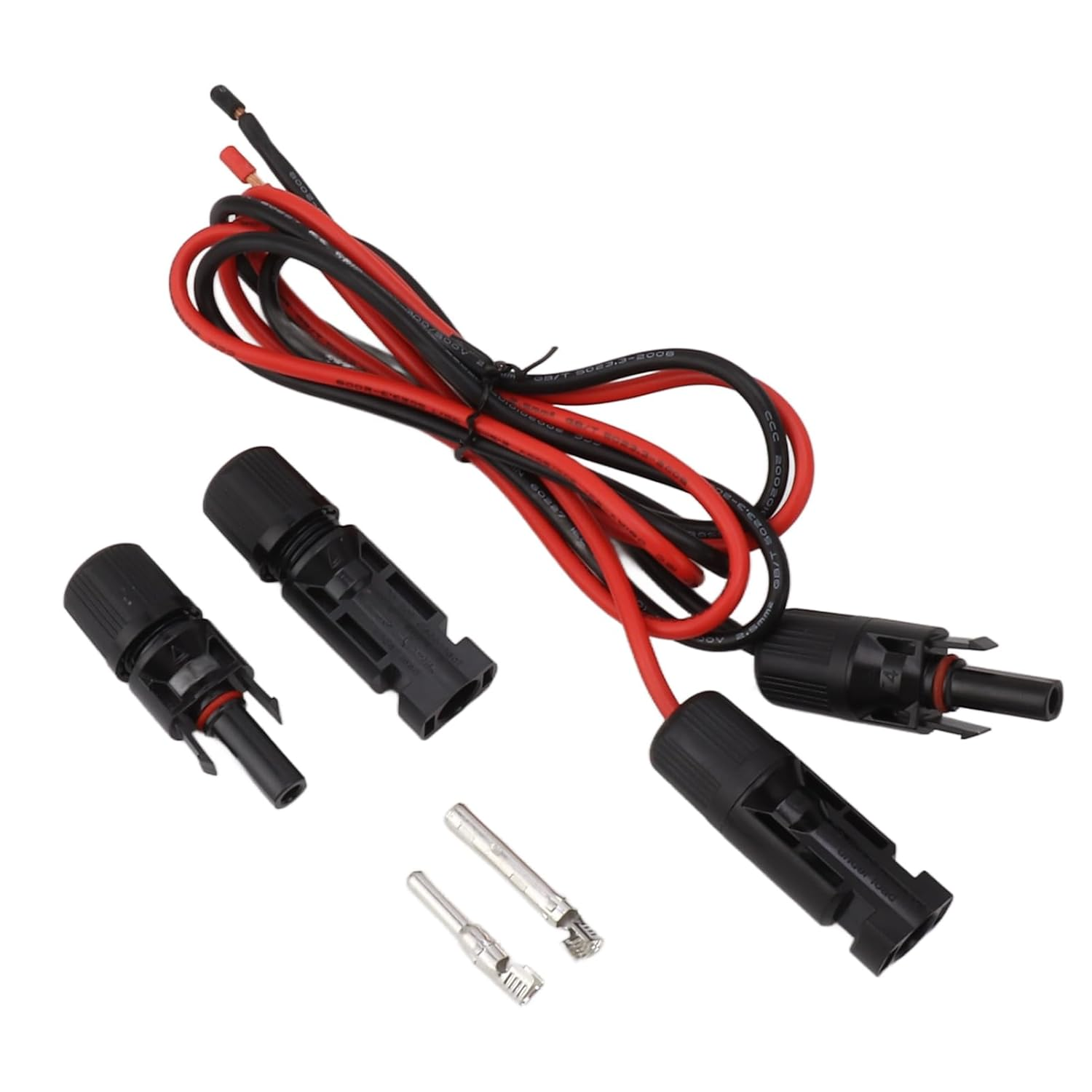 TUWEI Solar Cable, 104Cm/40.9" Power Cable, Compatible with Solar Panel, Battery Pack, Power Station & More, 2-Pack image number 1