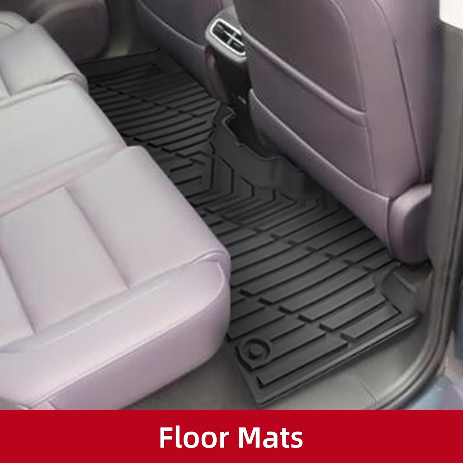 Foot Mats & Trunk Mat & Backrest Mats for Leapmotor C10 2025 2024 TPE Floor Mats Cargo Liner Car Mats Accessories - Only Fit Right Hand Drive image number 4