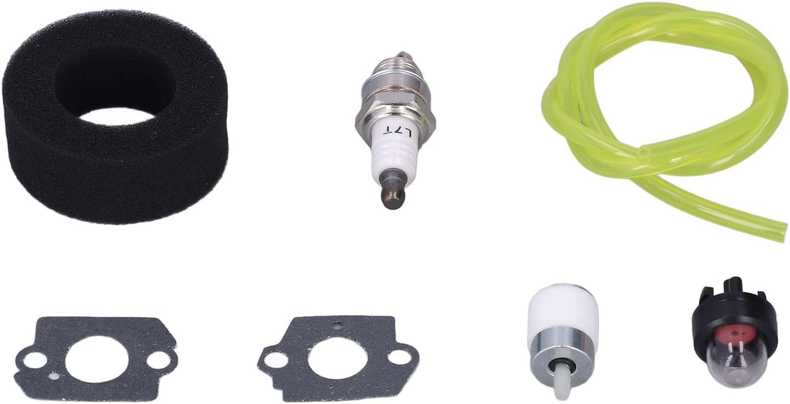 Trimmer Tune up Kit for Bolens BL410 BL100 BL150 BL250, Engine Maintenance Set with Air Filter, Fuel Line, Bulb, Spark Plug, Carburetor Gaskets image number 6