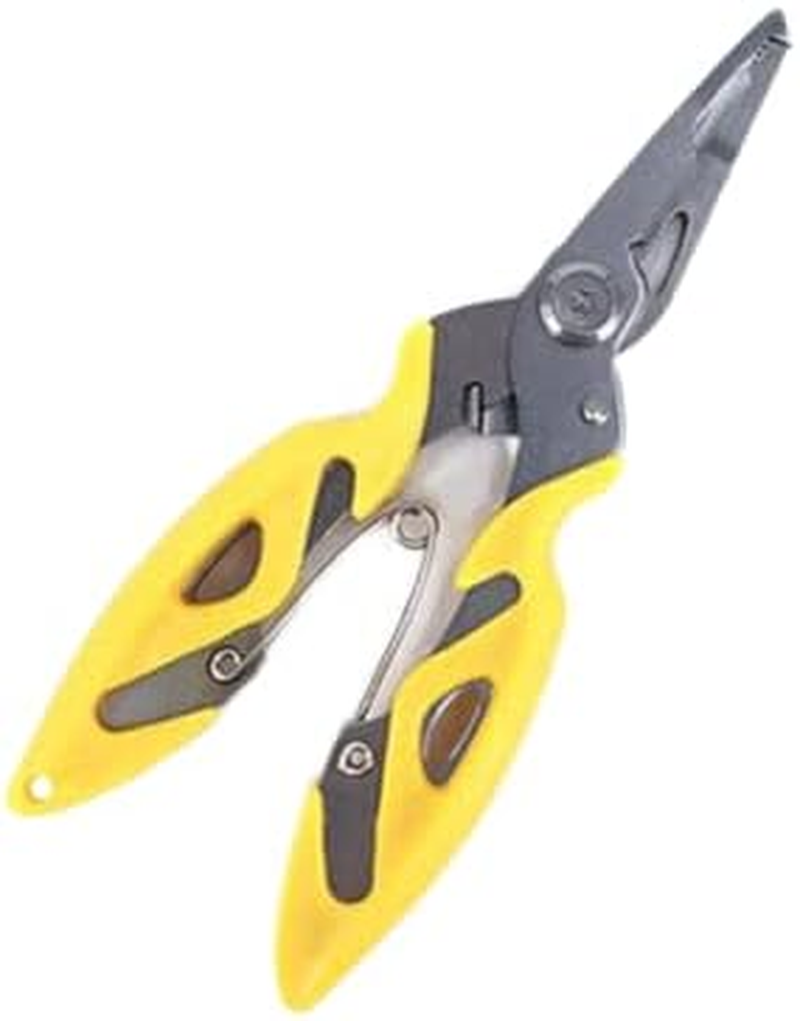 AIMALL Fishing Pliers Scissors Line Cutter Braid Split Ring Tool Lip Grip,Stainless Steel Multi-Functional Fishing Tackle
