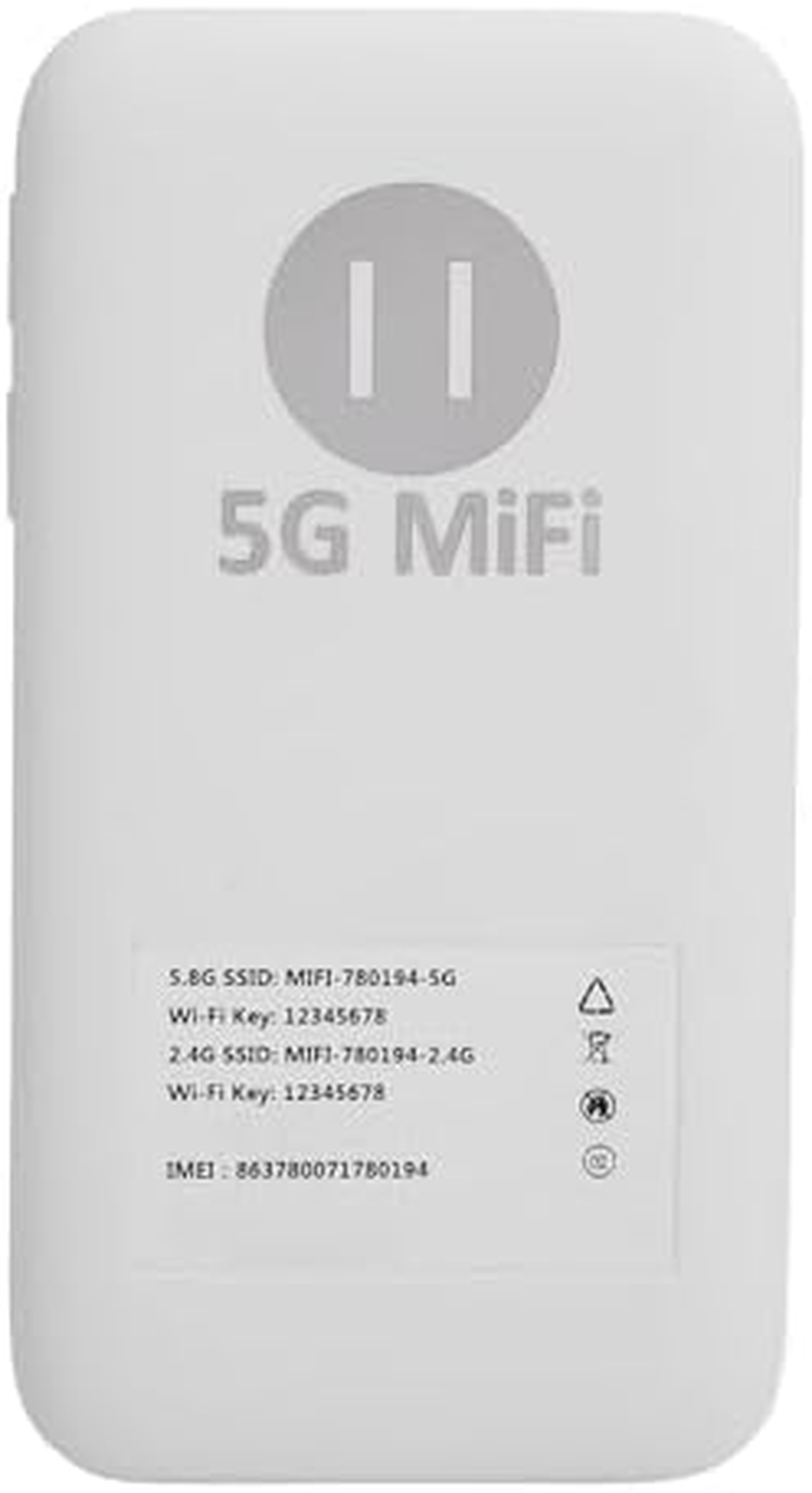 Mobile Hotspot 5G, 5G Portable Router Wifi 6 with SIM Card Slot, Support 16 Devices, 5G Portable Wifi Hotspot for Travel for Phone Tablet image number 5