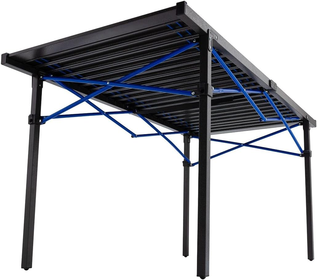 Kings Aluminium Roll-Up Camp Table |50Kg Weight Rating | Locking Frame image number 3