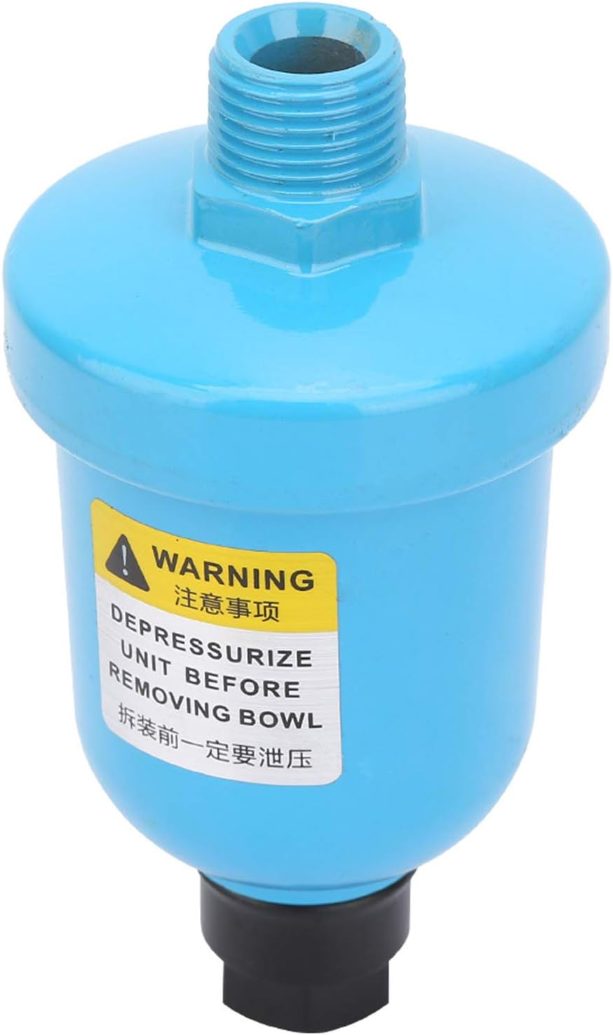 Automatic Tank Drain Valve, Compressor Auto Drain Pneumatic Die-Cast Aluminum Auto Drainer Air Compressor Replacement Parts for Air Compressor System G1/2 1.0Mpa image number 5