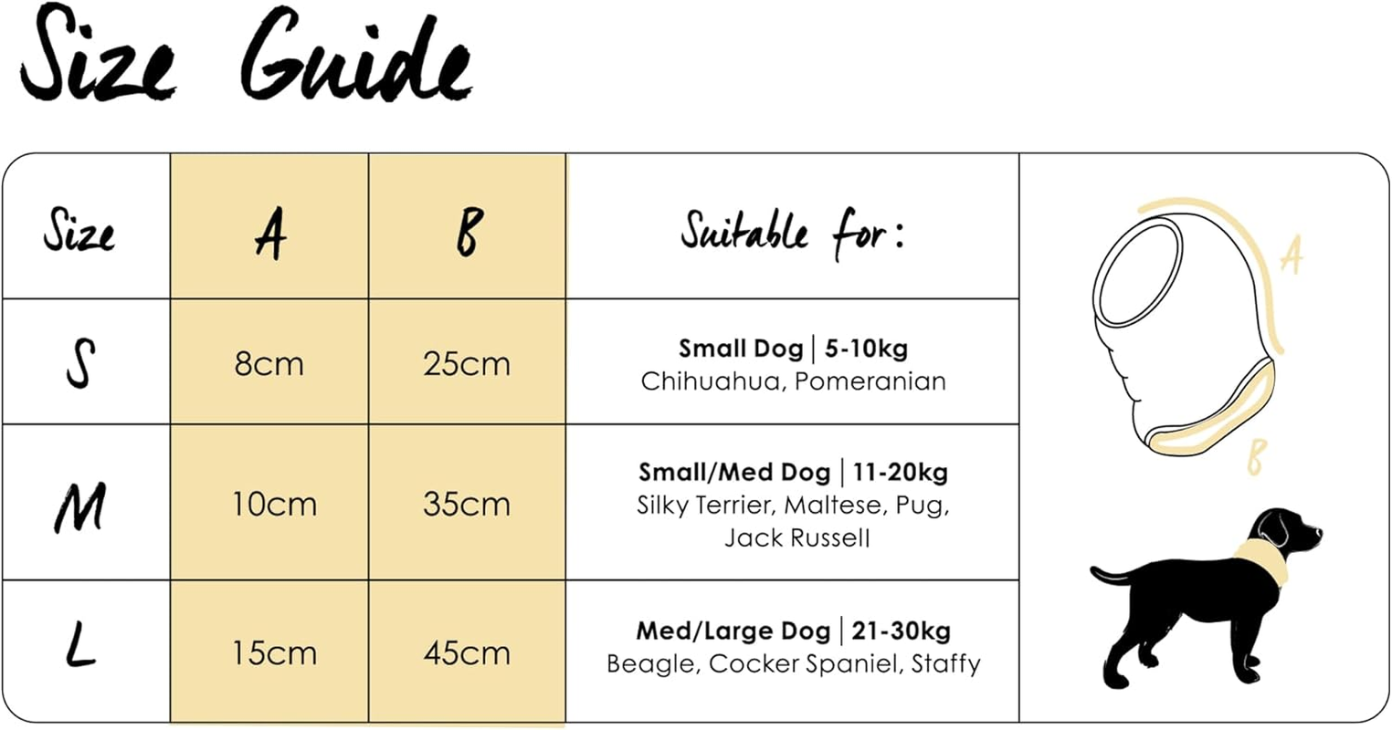 Huskimo Dog Snood, Buttercup, Medium