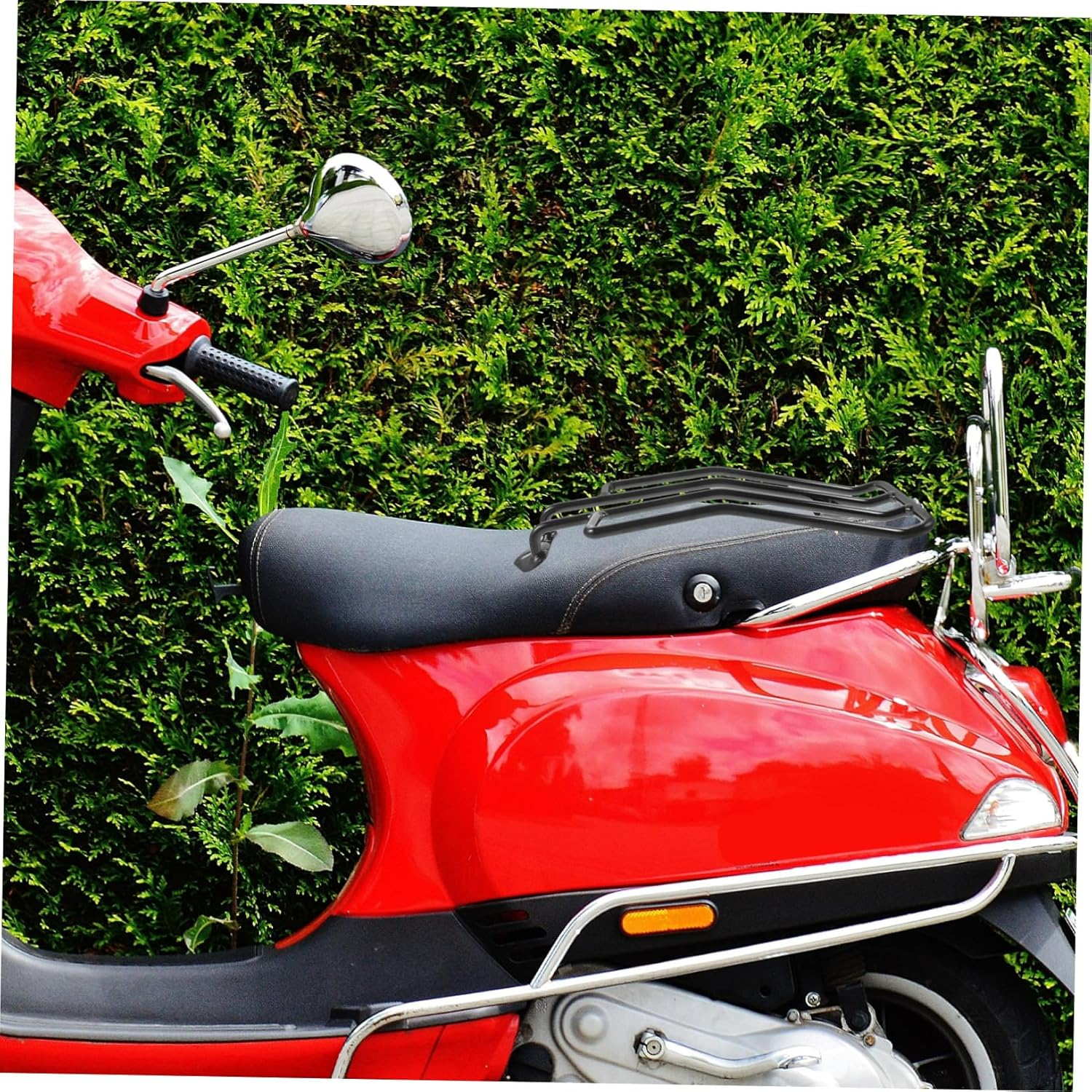 Anneome Metal Motorcycle Luggage Rack for Rear Seat Sturdy Luggage Rack Mount for Long Trips and Motorcycle Accessories image number 6