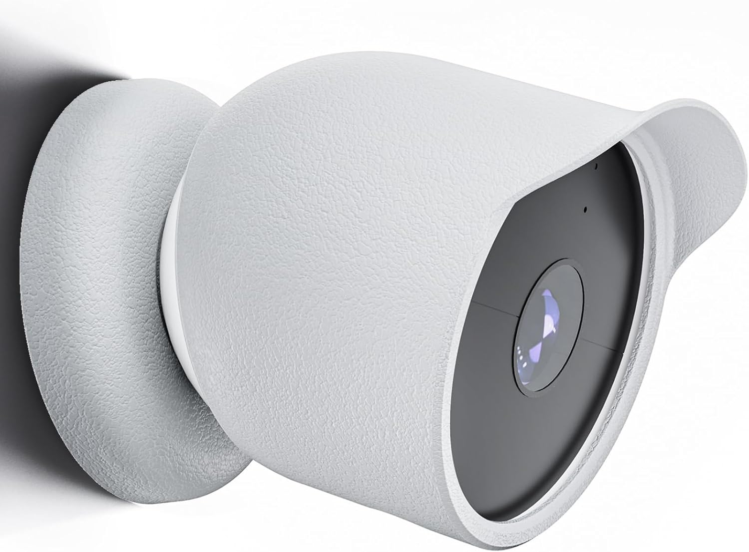 UOEPOWA Case Cover for Google Nest Camera Outdoor or Indoor, Waterproof & Dustproof & Sun Protection Silicone Protective Case, for Home, Ofiice Security image number 1