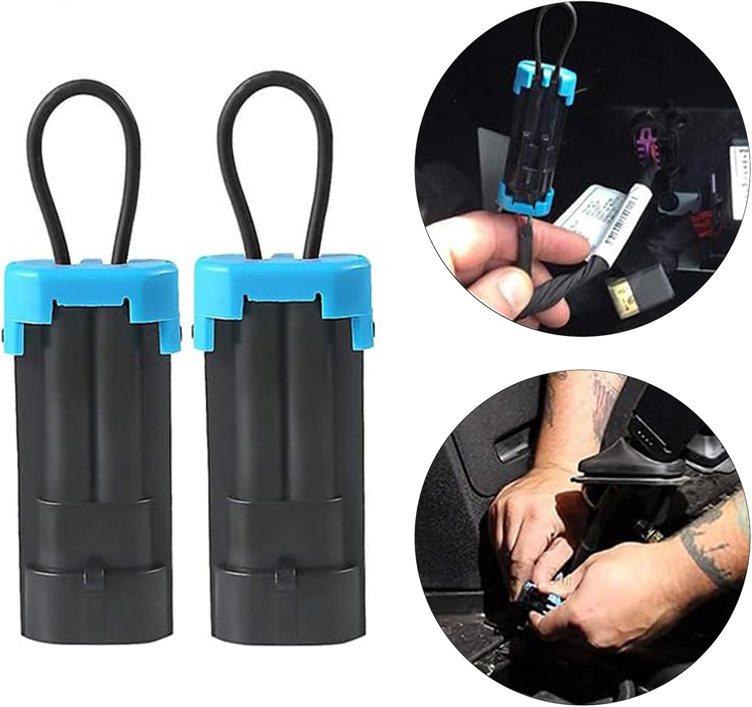 2-Pack Seat Belt Bypass for Polaris RZR RS1 Ranger 570-1000 XP General Harness Override for Can-Am Defender Commander 1000 Maverick X3 Accessories image number 3