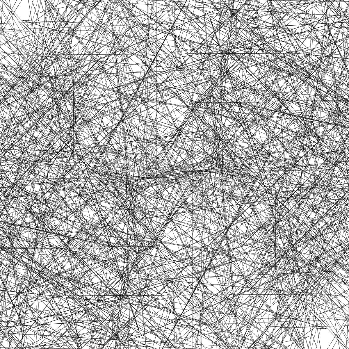 Bgraamiens Puzzle-The Lines -1000 Pieces Black and White Simple Fashion Challenge Blue Board Jigsaw Puzzles image number 3